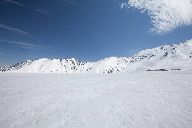 istock Snow mountain at Kurobe alpine in Japan 530485882