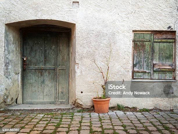 Facade Of A House Stock Photo - Download Image Now - Abandoned, Alley, Alpine Foothills