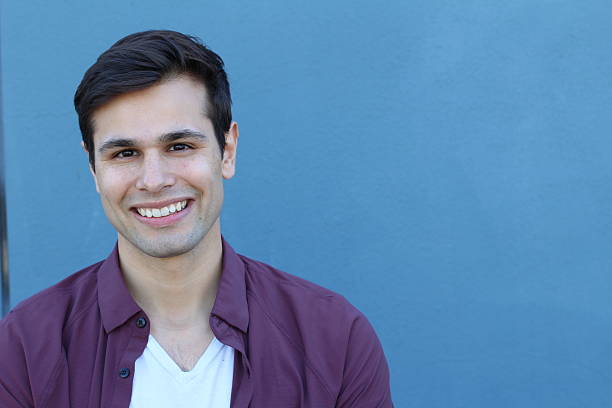 istock Man with the PERFECT SMILE with copyspace 530486752