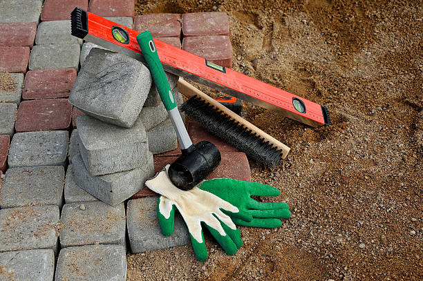 istock Pavement details, road works 530490182
