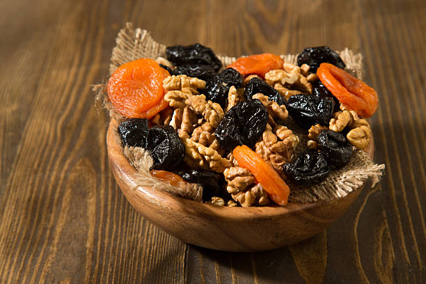 istock Nuts and dried fruits mix 530490474
