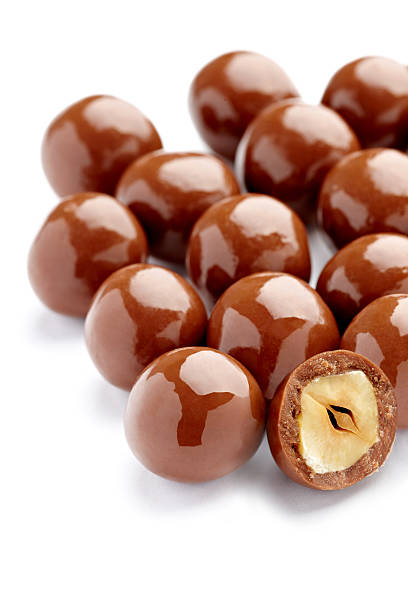 istock chocolate candy with nut sweet bonbon 530494336
