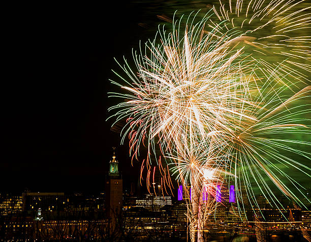 istock Fireworks in Stockholm. 530494533