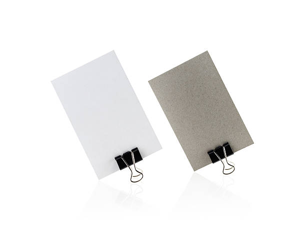 istock Two blank business card 530494963