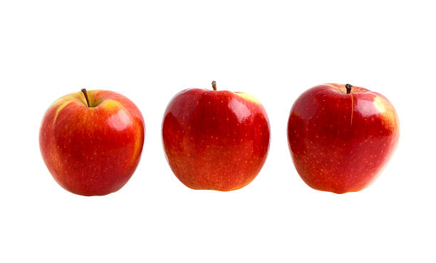 istock Red apples isolated on a white background 530495897