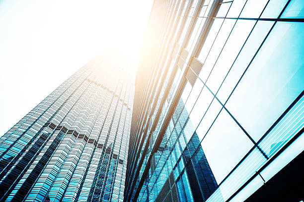 istock Corporate buildings in a modern city 530497378