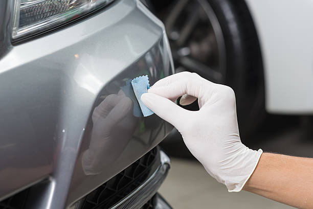 istock Car detailing series : Glass coating 530498786