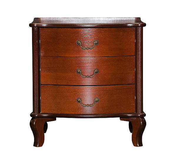 istock Brown chest of drawers isolated 530499890