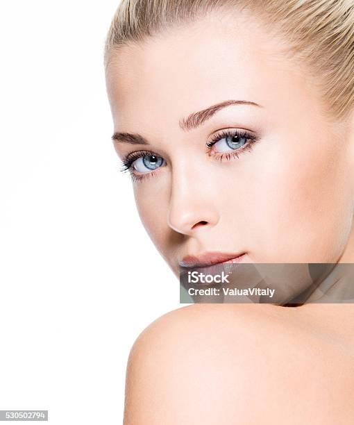 Beauty Skin Of Face Stock Photo - Download Image Now - Adult, Adults Only, Beautiful People