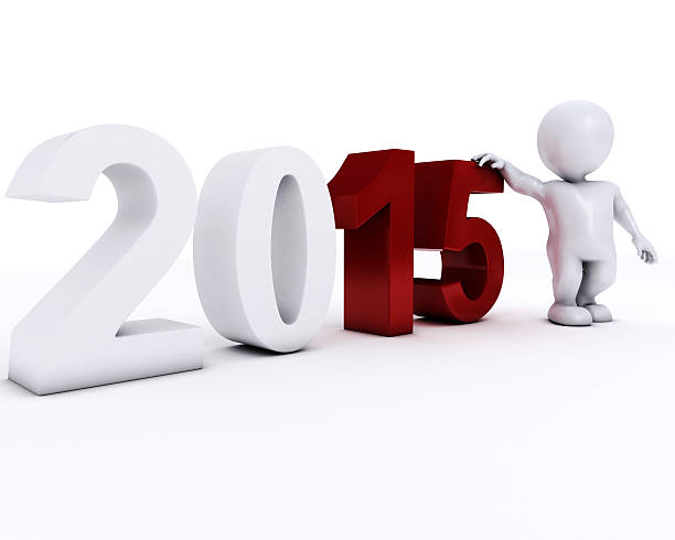 istock 3D Morph Man happy new year 530503901