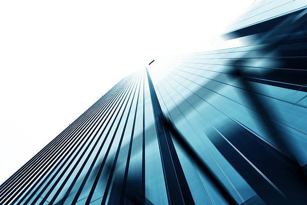 istock up looking the modern business office building exterior and sky 530508749