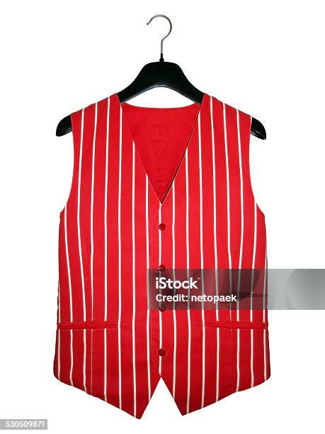 Waiter Vest Stock Photo - Download Image Now - Waistcoat, Coathanger, Cut Out