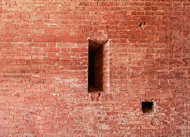 Wall with a gun loophole