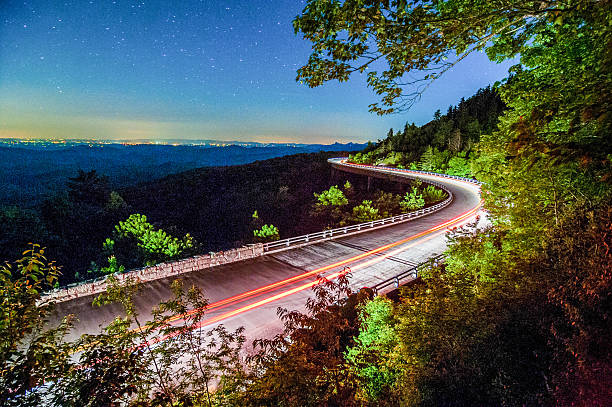 istock linn cove viaduct in blue ridge mountains at night 530516909