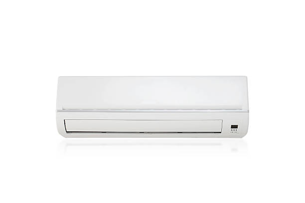 istock Air conditioner isolated on white background 530521431