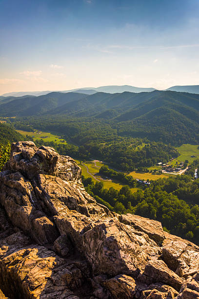 View from Seneca Rocks, Monongahela National Forest, West Virginia.