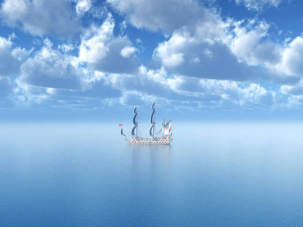 istock Sailing ship in the distance 530526945