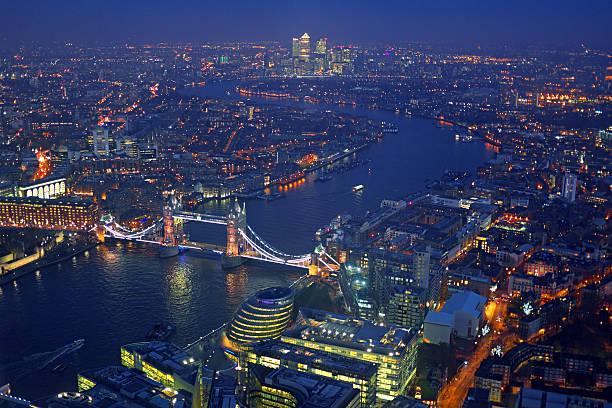 istock London rooftop view panorama with Tower Bridge in UK 530530035