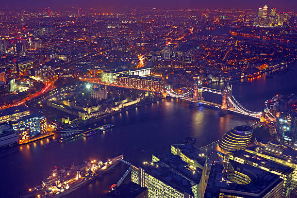 istock London rooftop view panorama at sunset with urban architectures UK 530530037
