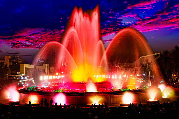 istock The famous Montjuic Fountain. 530530421