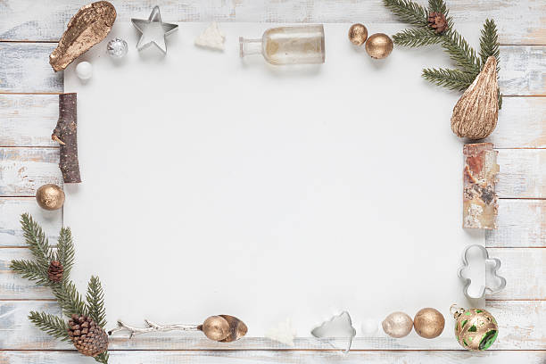 istock Christmas greeting card with copy space 530532863