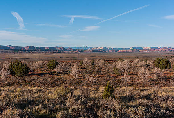 arizona. pela us highway 89a entre kaibab e fredonia - north american tribal culture grand canyon indian culture navajo - fotografias e filmes do acervo