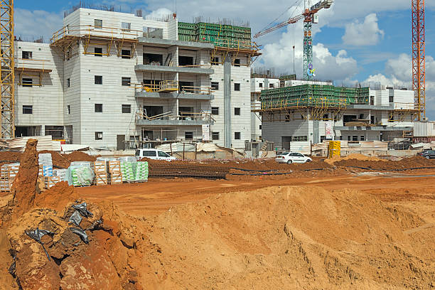 istock Construction of a residential area. 530537615