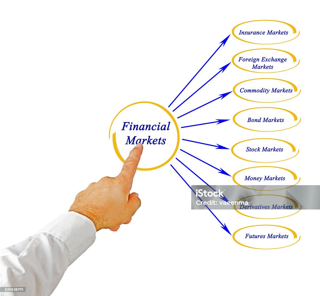 Diagram of financial markets Adult Stock Photo