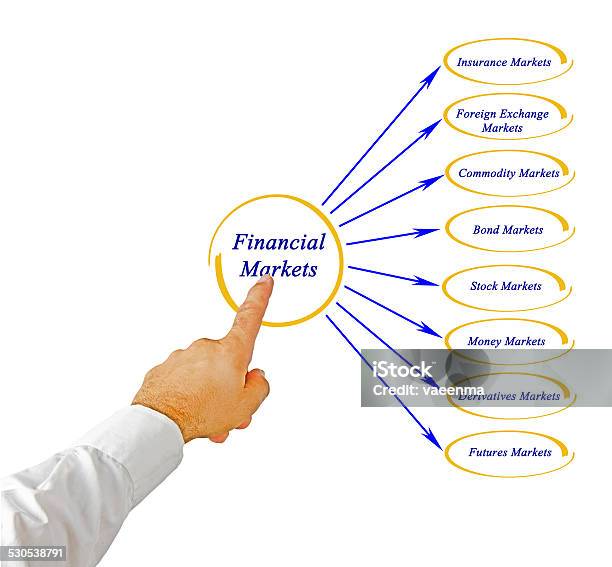 Diagram Of Financial Markets Stock Photo - Download Image Now - Adult, Adults Only, Agreement
