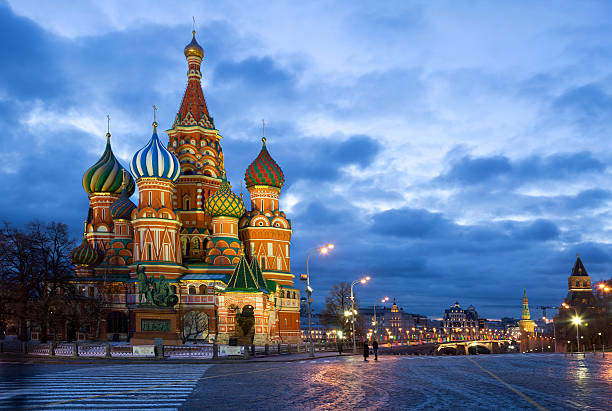 istock St. Basil's Cathedral on red square in Moscow. 530543355
