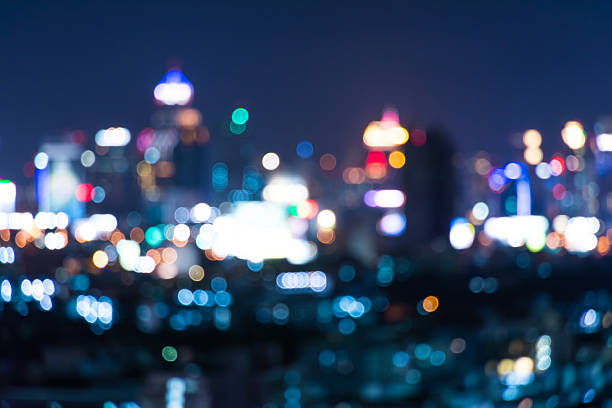 istock City light blur bokeh, defocused background. 530543567