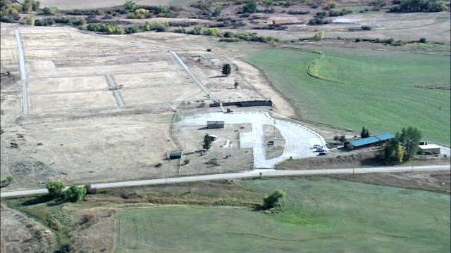 Fort Phil Kearny - Aerial View - Wyoming, Johnson County, United States