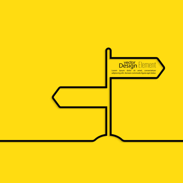 方向矢印サインます。 - arrow sign direction confusion ideas点のイラスト素材／クリップアート素材／マンガ素材／アイコン素材