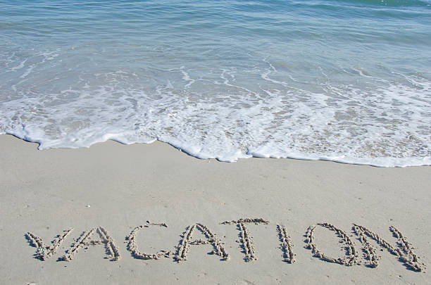 istock Beach Vacation Written in the Sand 530557775