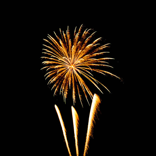 istock colorful fireworks over dark sky background 530558029