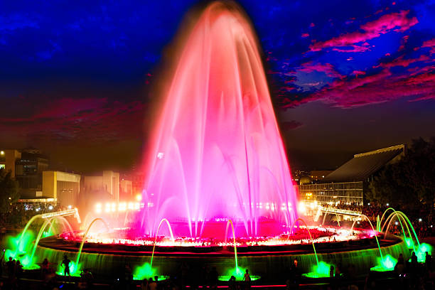 istock The famous Montjuic Fountain. 530558095