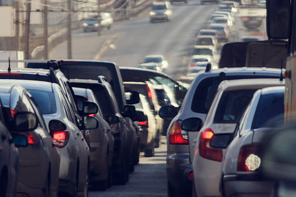 istock traffic jams in the city, road, rush hour 530560431