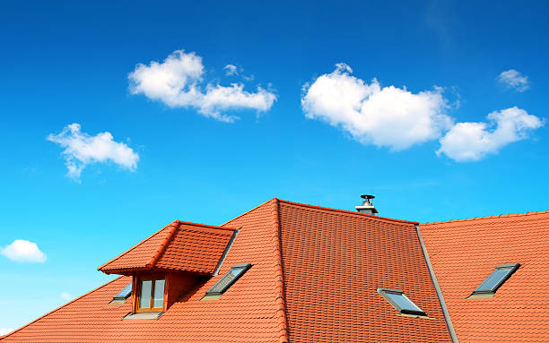 istock Roof house with tiled roof 530562080