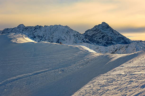 istock Mountains with snow in winter, 530563319