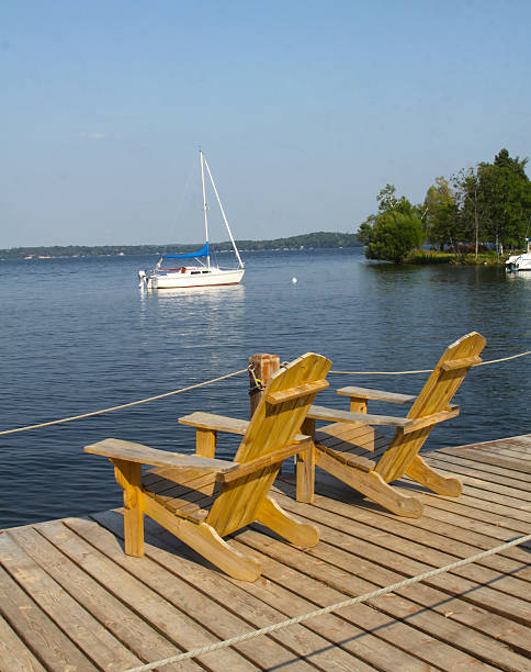 istock Rest Chairs On Dock Of The Bay 530563773