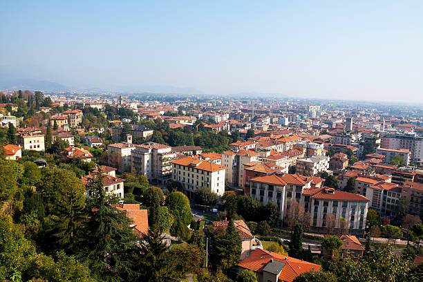istock Aerial view of Bergamo 530563805