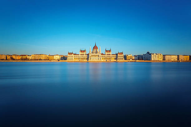 the Hungarian Parliament. Location: Budapest, Hungary