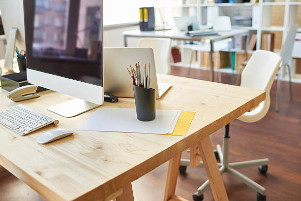 istock Desk of designer 530565844