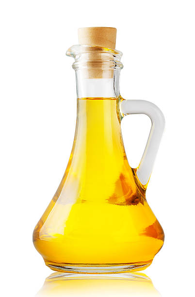 istock Bottle with fragrant yellow oil 530566009