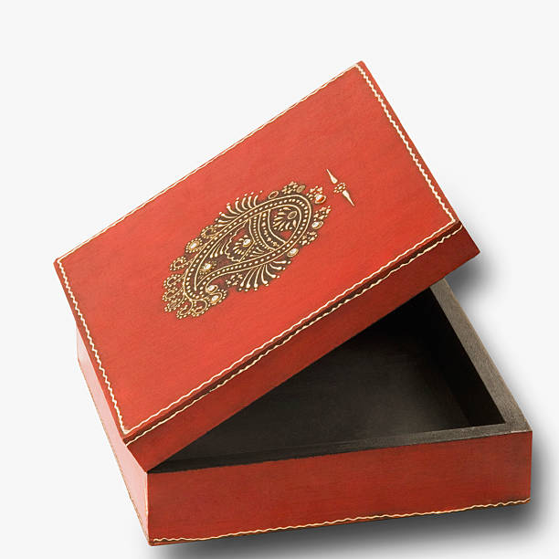 istock Close-up of a wooden box 530566179