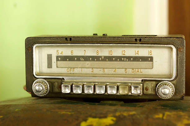istock Retro radio old vintage style 530569075