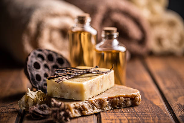 istock Bars of handmade soap 530569948