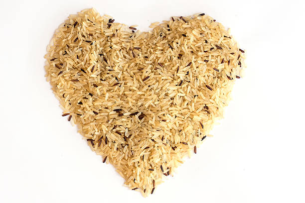 istock Gaba Rice Background, Germinated brown rice, medicinal propertie 530570031