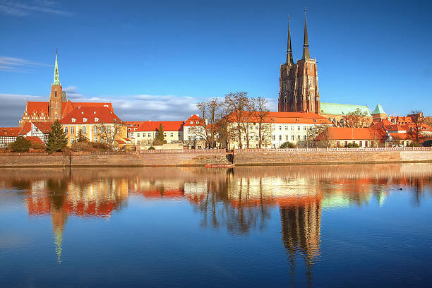 istock Cathedral Island in Wroclaw, Poland 530570397