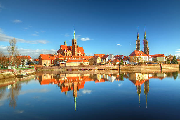 istock Cathedral Island in Wroclaw, Poland 530570399